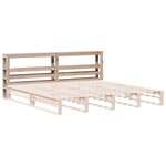 vidaXL Tête de lit avec étagères 180 cm bois massif de pin