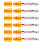 Marqueur Craie Liquide 4090 Orange Fluorescent Pointe Large 4-15 mm x 6 EDDING