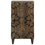 vidaXL Buffet Marron 40 x 33 5 x 75 cm Bois de mangue massif