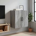 vidaXL Armoire Murale Sonoma gris 59 x 31 x 60 cm Bois d'ingénierie