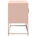 vidaXL Meuble TV rose 68x39x60 5 cm acier