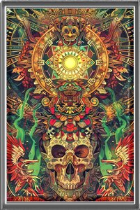 Pièce de monnaie en Argent g 5 Millésime 2026 SKULL OF THE FIFTH SUN