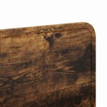 vidaXL Tête de lit Chêne fumé 200 cm Bois d'ingénierie