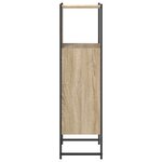 vidaXL Cabinet de salle de bain avec stockage Beige 33 x 33 x 120 5 cm