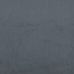 vidaXL Canapé 2 places avec oreillers gris foncé 120 cm velours