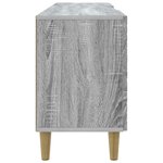 vidaXL Meuble TV 102 x 34 5 x 50 cm Sonoma gris Bois d'ingénierie