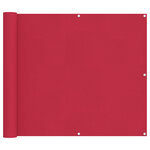 vidaXL Écran de balcon 90 x 200 cm Tissu Oxford Rectangulaire Bordeaux