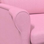 vidaXL fauteuil Rose 76 x 94 x 102 cm tissu