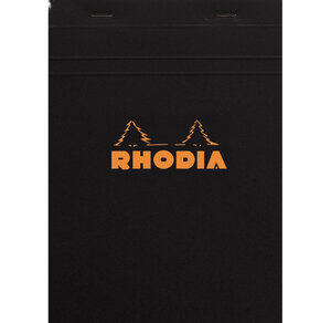 Bloc BLACK N°16 14,8x21cm 80F agrafées 80g Q.5x5 RHODIA