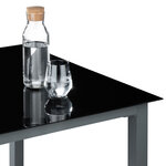 Salon de jardin aluminium 8 places gris foncé 2108044