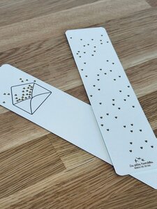 Marque-pages - Enveloppe cœur