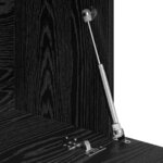 vidaXL Bureau Chêne noir 71 5 x 31 5 x 106 5 cm Bois d'ingénierie