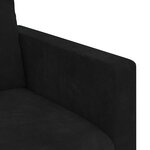 vidaXL Canapé Noir 78 x 78 x 80 cm Velours