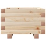 vidaXL Jardinière 40x40x26 5 cm bois de pin massif