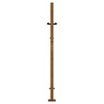 vidaXL Portail de jardin 105x155 cm acier corten conception d'herbe