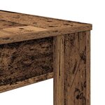 vidaXL Table à manger vieux bois 120x60x76 cm bois d'ingénierie