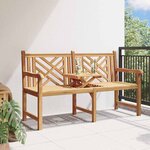 vidaXL banc Autre Marron 150 x 60 x 90 cm Bois de teck solide