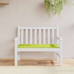 vidaXL Coussin de banc de jardin vert brillant 120x50x4cm tissu oxford