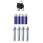 vidaXL Coffre-fort numérique Gris Foncé 25 x 35 x 25 cm Acier