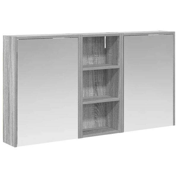 vidaXL Ensemble de Meubles de Salle de Bain 3 Pièces 116 x 16 x 62 5 cm