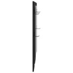 vidaXL Porte-manteau mural Montage mural Chêne noir 96 x 1 5 x 90 cm