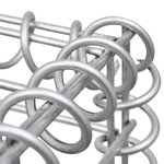 vidaXL Mur en gabion avec couvercles Acier galvanisé 300x30x150 cm
