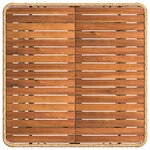 vidaXL Ensemble de salle à manger pour jardin 3 Pièces Nature et Blanc
