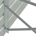 vidaXL Lit surélevé de jardin Anthracite 100x40x77 cm Acier galvanisé