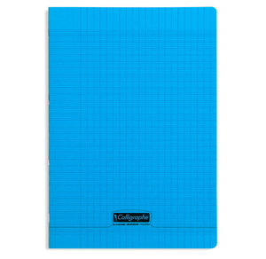 Cahier piqué POLYPRO 21x29,7 cm 96p séyès 90g Bleu CALLIGRAPHE