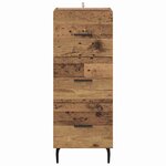 vidaXL Buffet Bois ancien 34 x 34 5 x 90 cm Bois d'ingénierie