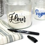 Marqueur Permanent MONO twin 0 8 et 0 4 mm Bleu TOMBOW