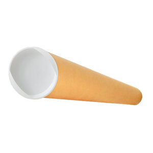 Tube d'emballage carton rond kraft GM 85 cm (L)