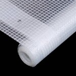 vidaXL Bâche Leno 260 g/m² 4 x 5 m Blanc