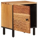 vidaXL Table de chevet 40x33x46 cm Bois d'acacia massif
