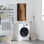 vidaXL Meuble mural Bois Ancien 34 5 x 34 x 90 cm Bois d'ingénierie