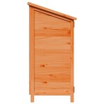 vidaXL Abri de jardin Marron 106 5 x 56 x 113 5 cm Bois d'ingénierie