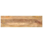 vidaXL Dessus de table 120x30x3 8cm rectangulaire bois massif manguier