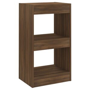 vidaXL Bibliothèque/Séparateur de pièce Chêne Marron 40x30x72 cm