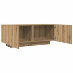 vidaXL Meuble TV chêne artisanal 100x35x40 cm bois d'ingénierie