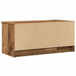 vidaXL Meuble TV vieux bois 80x35x36 5 cm bois d'ingénierie