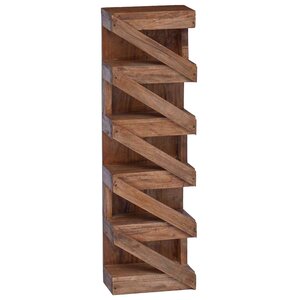 vidaXL Étagère Marron 24 x 14 x 80 cm Bois de Mahogany Massif
