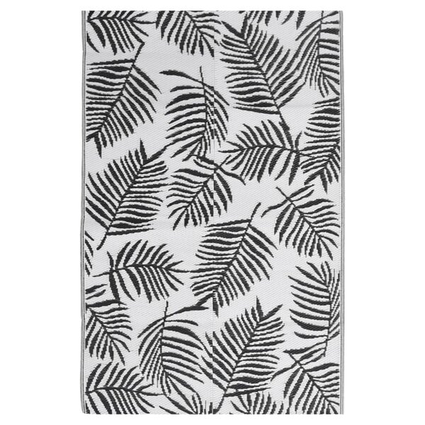 vidaXL Tapis d'extérieur ARAKIL Noir 140x200 cm PP