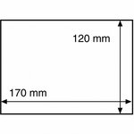 Pochettes de protection pour enveloppes format C6. (HP30)