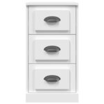 vidaXL Buffet blanc 36x35 5x67 5 cm bois d'ingénierie