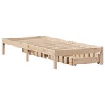 vidaXL Cadre de lit sans matelas 90x190 cm bois de pin massif