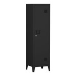 Armoire à casier métallique vérouillable 137 x 38 x 38 cm noir 03_0006361