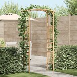 vidaXL Arche de jardin Naturel 110 x 40 x 205 cm Bambou