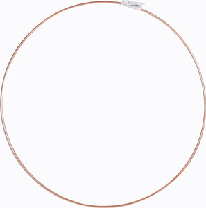 Armature abat-jour cercle cuivré Diamètre 40 cm