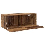 vidaXL Meuble mural Bois ancien 100 x 36.5 x 35 cm Bois d'ingénierie
