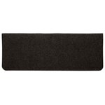 vidaXL Tapis d'escalier auto-adhésifs 30 Pièces noir 65x24 5x3 5 cm